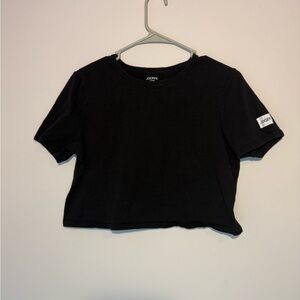 Jockey Black Cropped T-Shirt